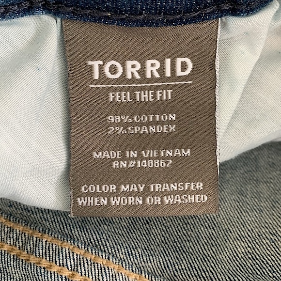 Torrid Vintage Stretch Mid Rise Slim Bootcut Jean - Picture 14 of 15